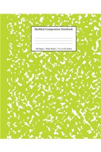 Marbled Composition Notebook