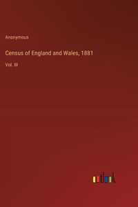 Census of England and Wales, 1881