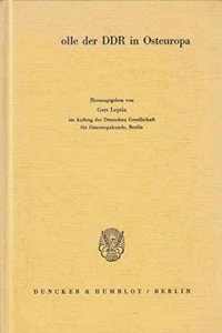 Die Rolle Der Ddr in Osteuropa