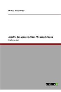 Aspekte der gegenwärtigen Pflegeausbildung