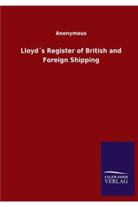 Lloyd´s Register of British and Foreign Shipping