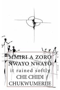 Mmiri a Zoro Nwayo Nwayo