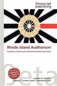 Rhode Island Auditorium