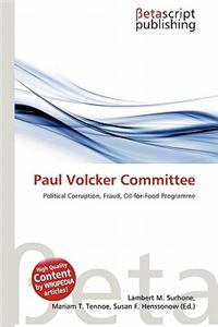 Paul Volcker Committee