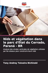 Nids et végétation dans le parc d'État du Cerrado, Paraná - BR