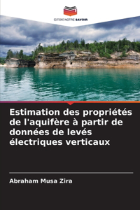 Estimation des propriétés de l'aquifère à partir de données de levés électriques verticaux