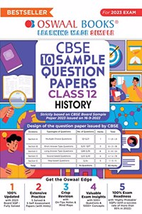Oswaal CBSE Sample Question Papers Class 12 History (For 2023 Exam)