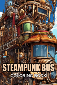 Steampunk Bus Coloring Book