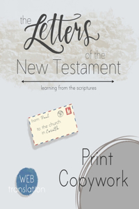 The Letters of the New Testament Print Copywork
