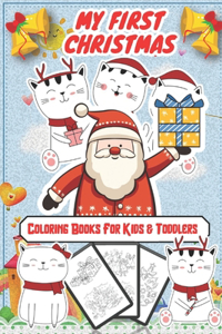 My First Christmas Coloring Books For Kids & Toddlers