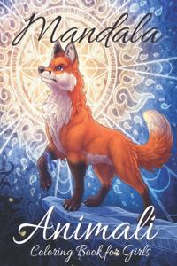 Mandala Animali Coloring Book for Girls