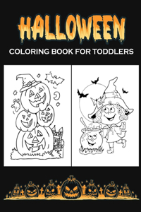 Halloween coloring book for toddlers