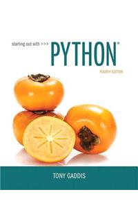 Starting Out with Python Plus Mylab Programming with Pearson Etext -- Access Card Package