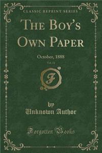 The Boy's Own Paper, Vol. 11
