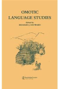 Omotic Language Studies