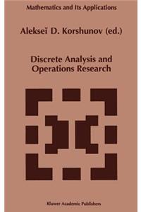 Discrete Analysis and Operations Research
