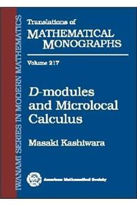D-modules and Microlocal Calculus