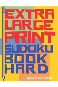 Extra Large Print Sudoku Book Hard