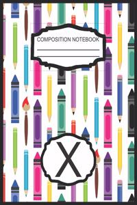 Composition Notebook X