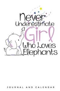 Never Underestimate a Girl Who Loves Elephants