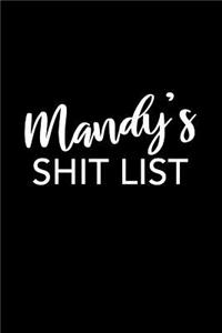 Mandy's Shit List