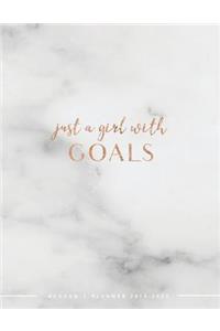 Just a Girl With Goals - Academic Planner 2019-2020