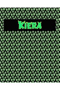 120 Page Handwriting Practice Book with Green Alien Cover Kiera