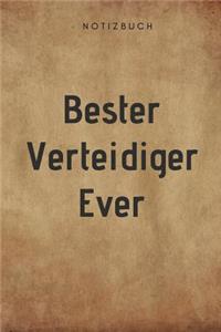 Bester Verteidiger Ever Notizbuch