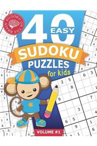 40 Easy Sudoku Puzzles for Kids