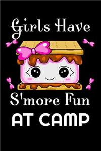 Girls Have S'more Fun At Camp