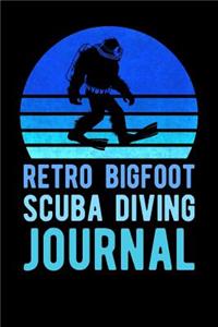 Retro Bigfoot Scuba Diving Journal