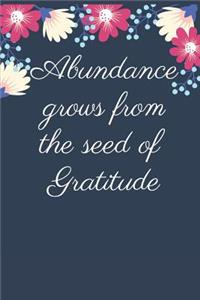 Abundance Grows From The Seed Of Gratitude
