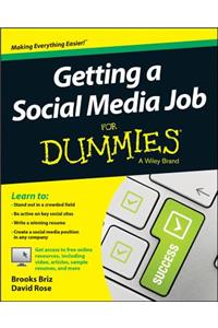 Getting a Social Media Job for Dummies