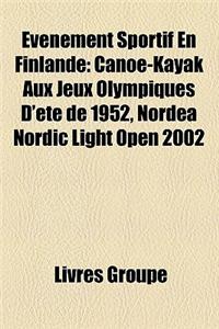Evenement Sportif En Finlande