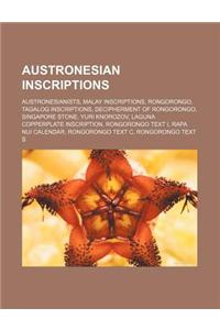 Austronesian Inscriptions
