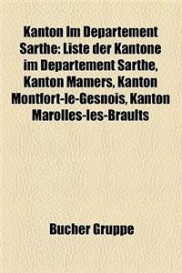 Kanton Im Departement Sarthe