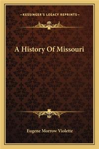 A History Of Missouri