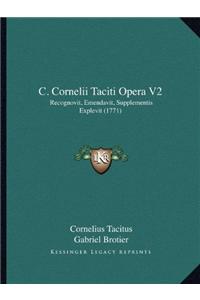 C. Cornelii Taciti Opera V2