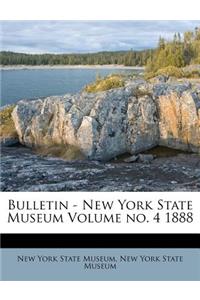 Bulletin - New York State Museum Volume No. 4 1888