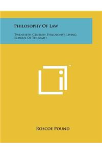 Philosophy Of Law