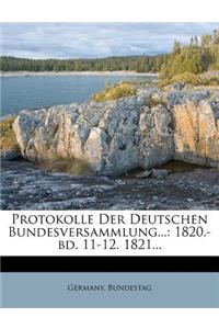 Protokolle Der Deutschen Bundesversammlung...