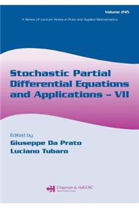 Stochastic Partial Differential Equations and Applications - VII