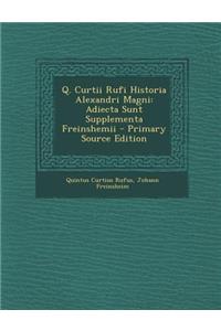Q. Curtii Rufi Historia Alexandri Magni