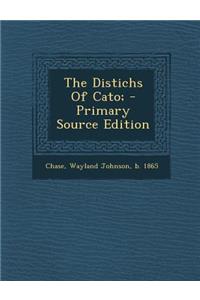 The Distichs of Cato;