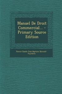 Manuel de Droit Commercial...