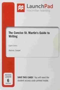 Launchpad for the Concise St. Martin's Guide to Writing (1-Term Access)