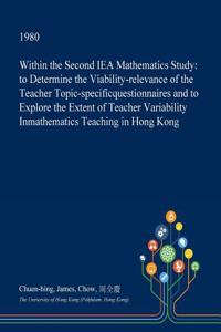 Within the Second Iea Mathematics Study