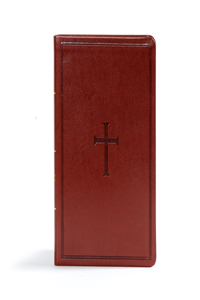 CSB Ultrathin Reference Bible, Brown Leathertouch