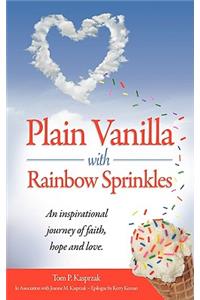 Plain Vanilla with Rainbow Sprinkles