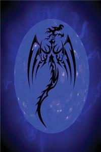 Fantasy Journal - Fire Dragon (Blue)
